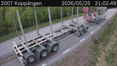 Vägkamera Koppången — väglag i Dalarna