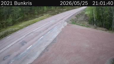 Vägkamera Bunkris — väglag i Dalarna