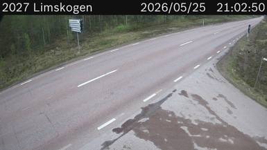 Vägkamera Limskogen — väglag i Dalarna