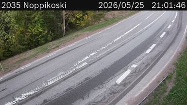 Vägkamera Noppikoski — väglag i Dalarna