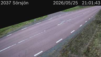 Vägkamera Sörsjön — väglag i Dalarna