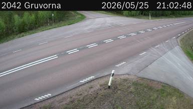 Vägkamera Gruvorna — väglag i Dalarna