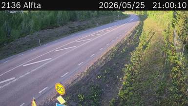Vägkamera Alfta — väglag i Dalarna