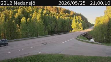 Vägkamera Nedansjö — väglag i Västernorrland