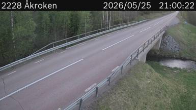 Vägkamera Åkroken — väglag i Västernorrland