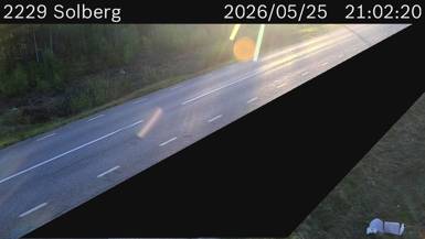 Vägkamera Solberg — väglag i Västerbotten
