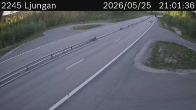 Vägkamera Ljungan — väglag i Västernorrland