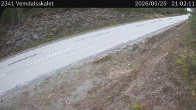 Vägkamera Vemdalsskalet — väglag i Jämtland