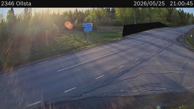 Vägkamera Ollsta — väglag i Jämtland