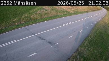 Vägkamera Månsåsen — väglag i Jämtland