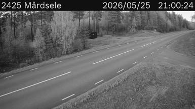 Vägkamera Mårdsele — väglag i Västerbotten