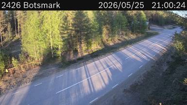 Vägkamera Botsmark — väglag i Västerbotten