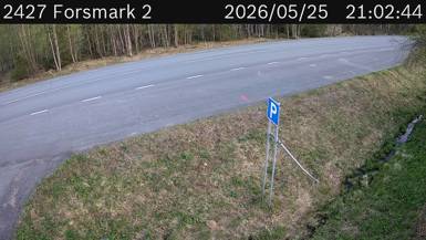 Vägkamera Forsmark — väglag i Västerbotten