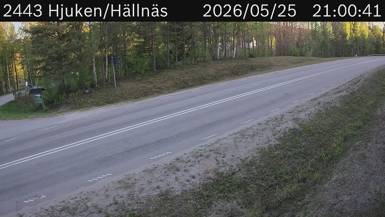 Vägkamera Hällnäs — väglag i Västerbotten