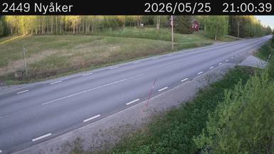 Vägkamera Nyåker — väglag i Västerbotten