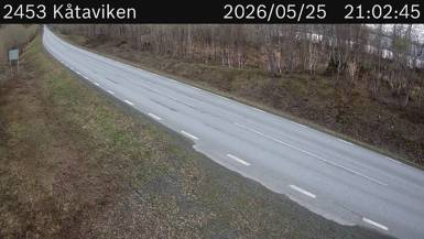 Vägkamera Kåtaviken — väglag i Norrbotten