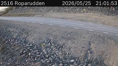 Vägkamera Roparudden — väglag i Norrbotten