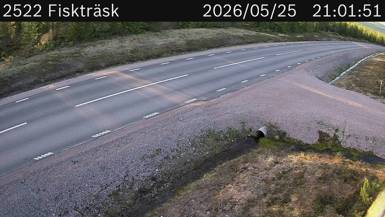 Vägkamera Fiskträsk — väglag i Norrbotten