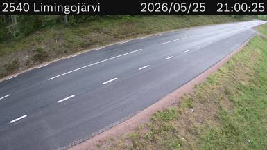 Vägkamera Limingojärvi — väglag i Norrbotten