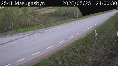 Vägkamera Masugnsbyn — väglag i Norrbotten