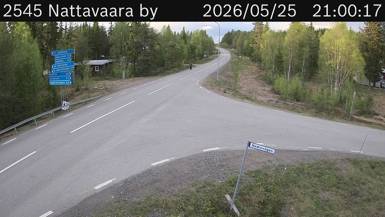 Vägkamera Nattavaara — väglag i Norrbotten