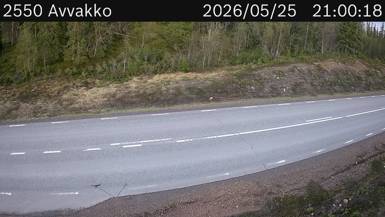Vägkamera Avvakko — väglag i Norrbotten