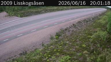 Vägkamera Lisskogsasen — väglag i Dalarna
