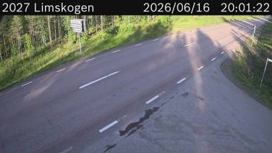 Vägkamera Limskogen — väglag i Dalarna