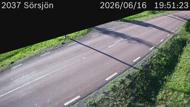 Vägkamera Sörsjön — väglag i Dalarna
