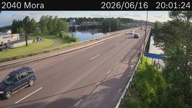 Vägkamera Mora — väglag i Dalarna