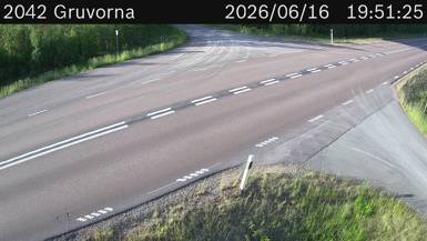 Vägkamera Gruvorna — väglag i Dalarna