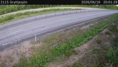 Vägkamera Gryttjesjön — väglag i Västernorrland