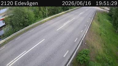 Vägkamera Edevågen — väglag i Dalarna