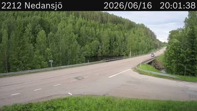 Vägkamera Nedansjö — väglag i Västernorrland