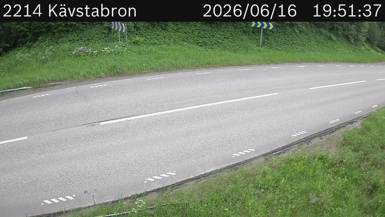 Vägkamera Kävstabron — väglag i Västernorrland