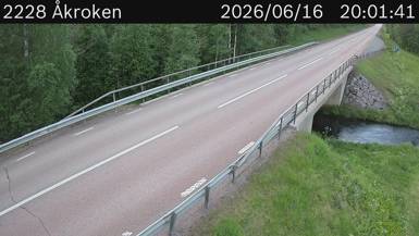 Vägkamera Åkroken — väglag i Västernorrland
