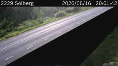 Vägkamera Solberg — väglag i Västerbotten