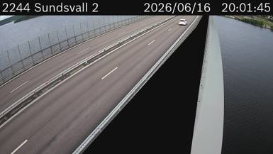 Vägkamera Sundsvall — väglag i Västernorrland