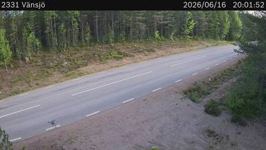 Vägkamera Vänsjö — väglag i Dalarna