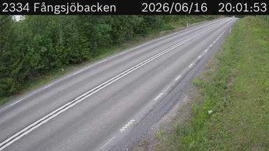 Vägkamera Fångsjöbacken — väglag i Västernorrland