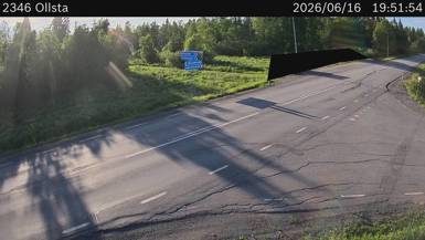 Vägkamera Ollsta — väglag i Jämtland