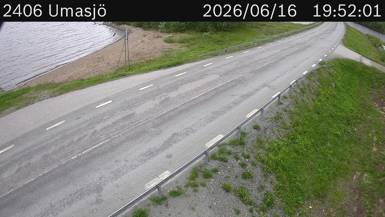 Vägkamera Umasjö — väglag i Norrbotten