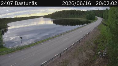 Vägkamera Bastunäs — väglag i Västerbotten