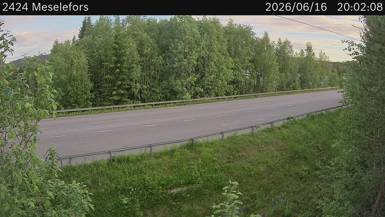 Vägkamera Meselefors — väglag i Västerbotten