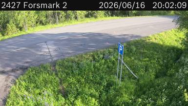 Vägkamera Forsmark — väglag i Västerbotten