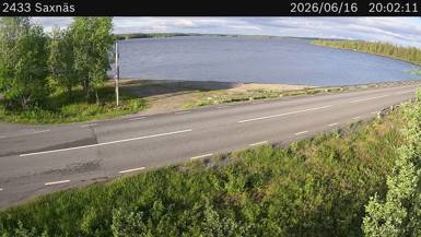 Vägkamera Saxnäs — väglag i Västerbotten