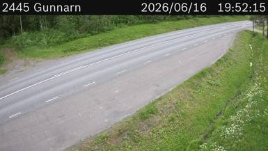 Vägkamera Gunnarn — väglag i Västerbotten