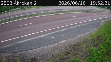 Vägkamera Åkroken — väglag i Norrbotten