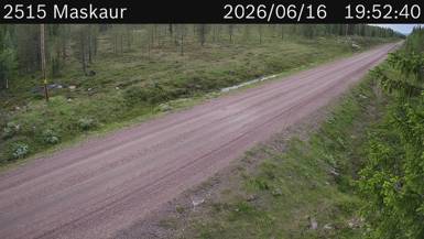 Vägkamera Maskaur — väglag i Norrbotten