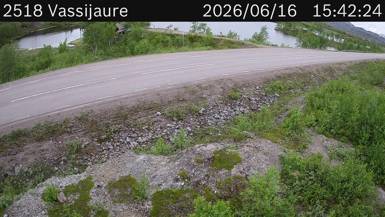 Vägkamera Vassijaure — väglag i Norrbotten